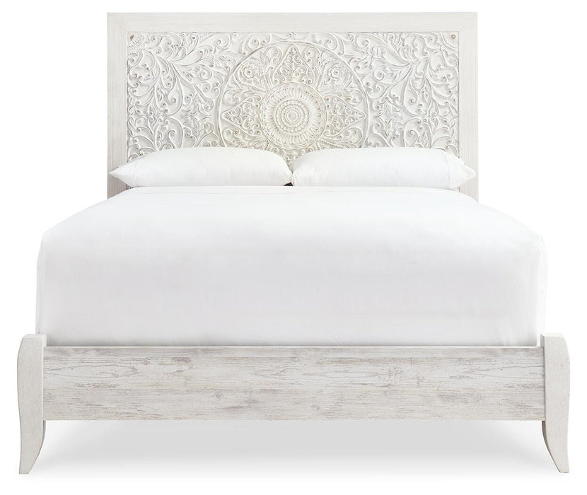 Paxberry Whitewash Paxberry Queen Panel Bed