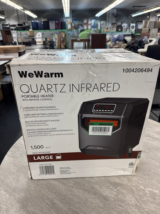 We Warm 1500 Watts Quartz Infrared Space Heater HT1013US, Large Room Size - new