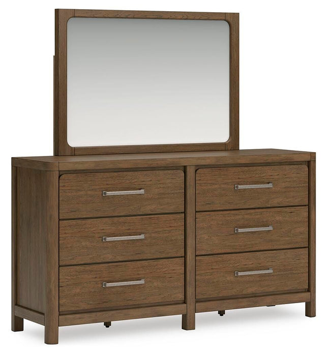 Cabalynn Light Brown Cabalynn Dresser and Mirror