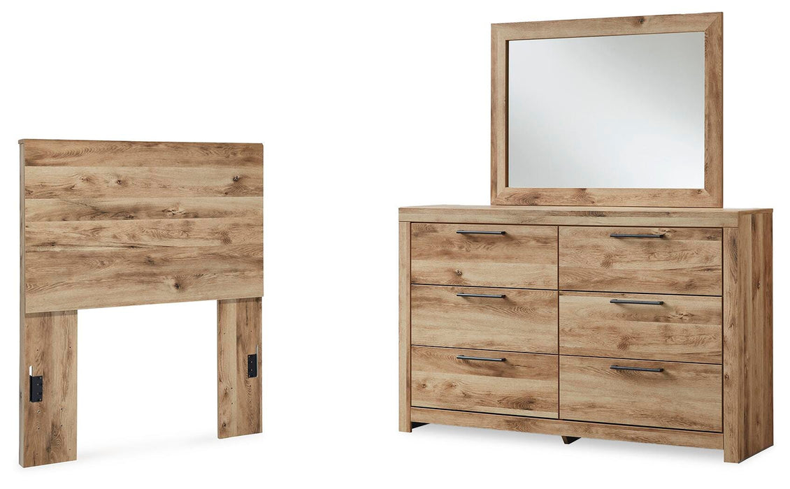 Hyanna Tan Brown Panel Headboard Bedroom Collection