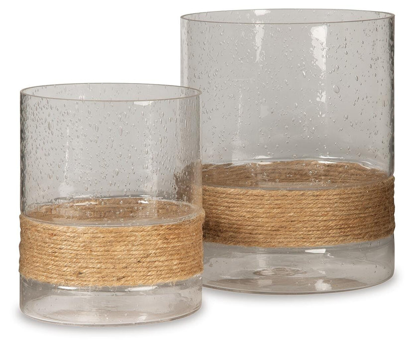 Eudocia Clear Candle Holder Set (Priced Per Item, Must Order 2, 4, 6, or 8)