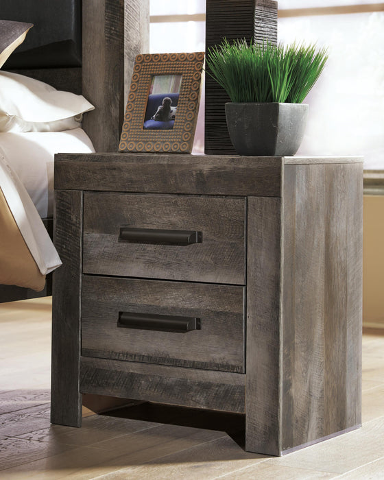 Wynnlow Gray Two Drawer Night Stand