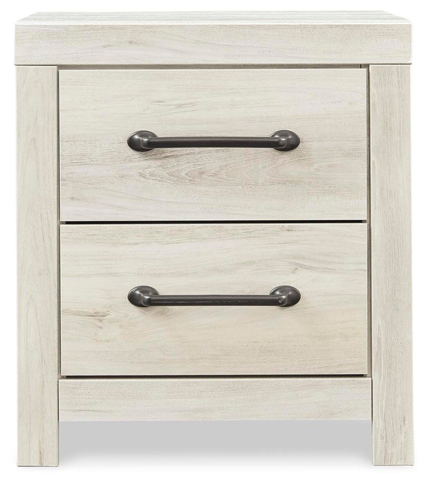 Cambeck Whitewash Two Drawer Night Stand