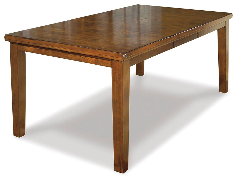 Ralene Medium Brown RECT DRM Butterfly EXT Table