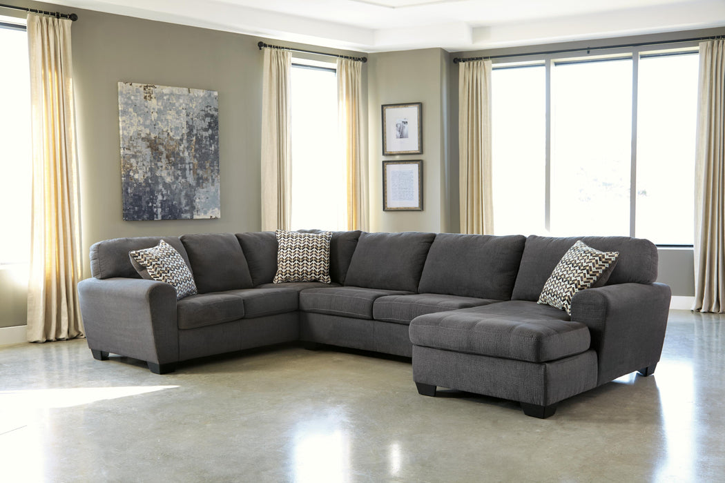 Ambee Slate Ambee 3-Piece Sectional with Chaise