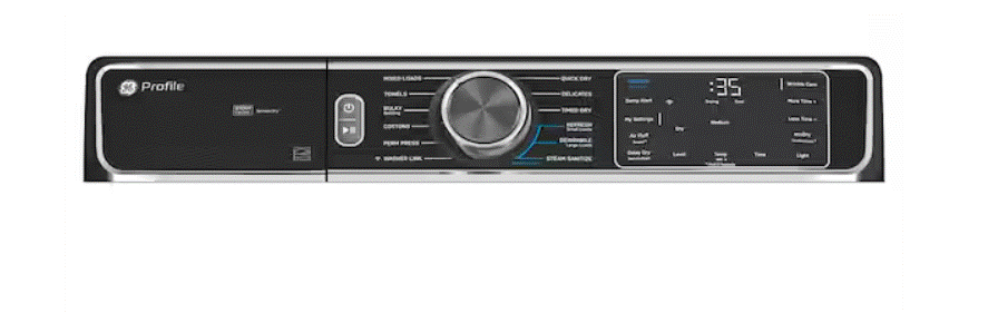 GE Profile 7.8 cu. ft. vented Gas Dryer in Sapphire Blue with Steam and Sanitize Cycle, ENERGY STAR - new