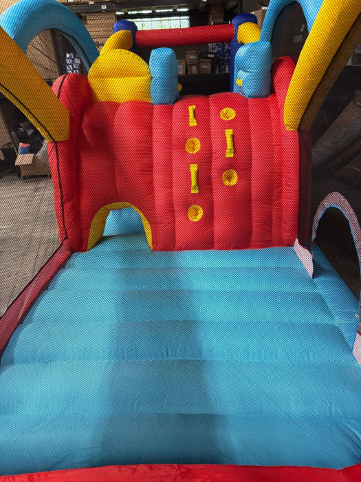 My 1st Jump N Play Rainbow Bounce House - use_like_new