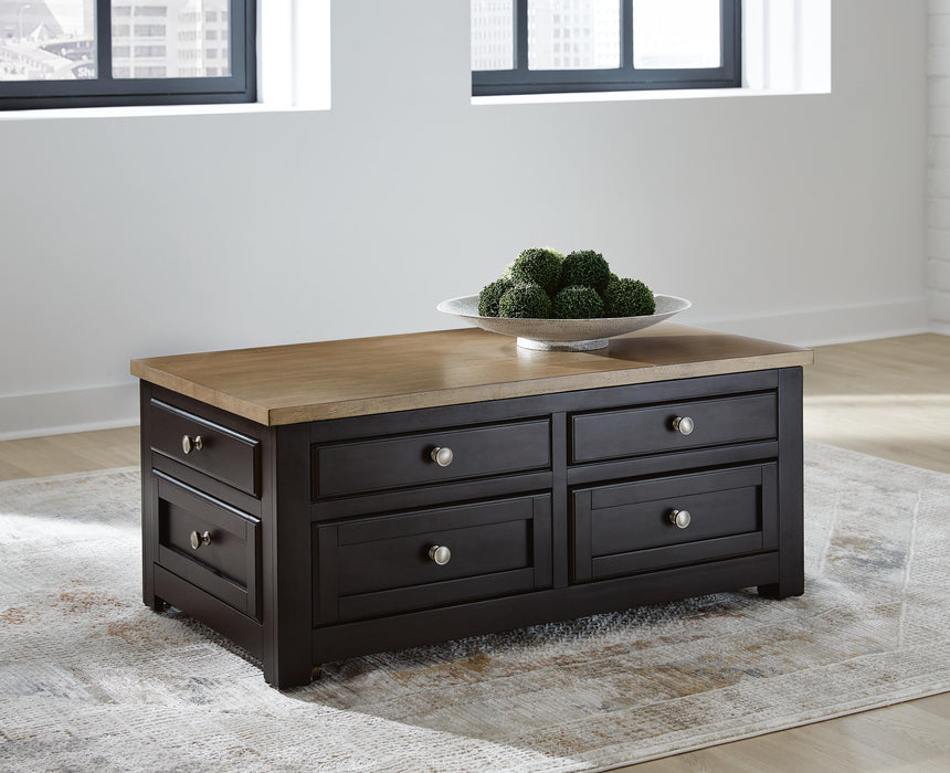 Drazmine Brown Lift Top Cocktail Table