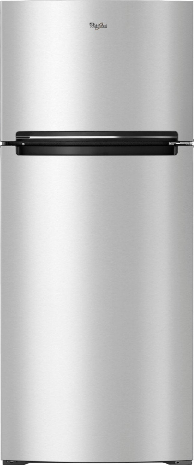 Whirlpool - 17.7 Cu. Ft. Top-Freezer Refrigerator - Monochromatic Stainless Steel - display_model