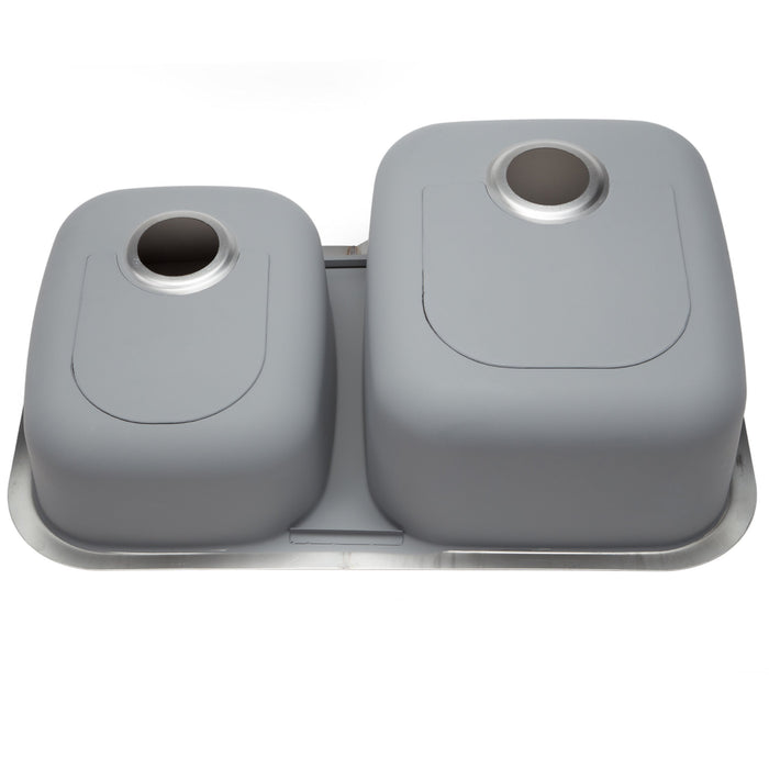 Hahn Chef Series SS004 32-Inch Undermount 60/40 Double Bowl - new