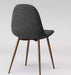 Copley Upholstered Dining Chair - 2 Pack (Dark Gray)