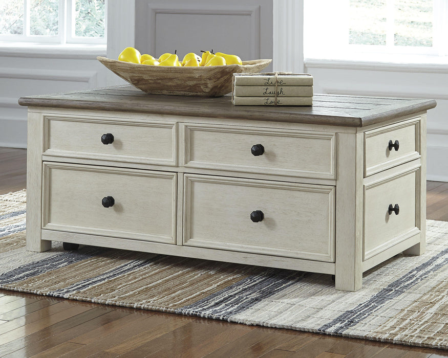 Bolanburg Two-tone Lift Top Cocktail Table