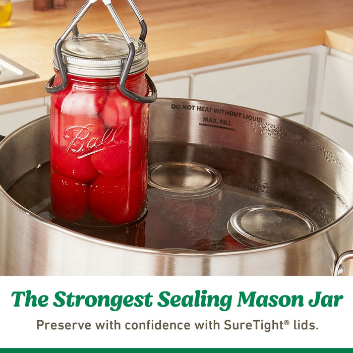 Ball Regular Mouth 16oz Pint Mason Jars with Lids & Bands, 12 Count - open_box