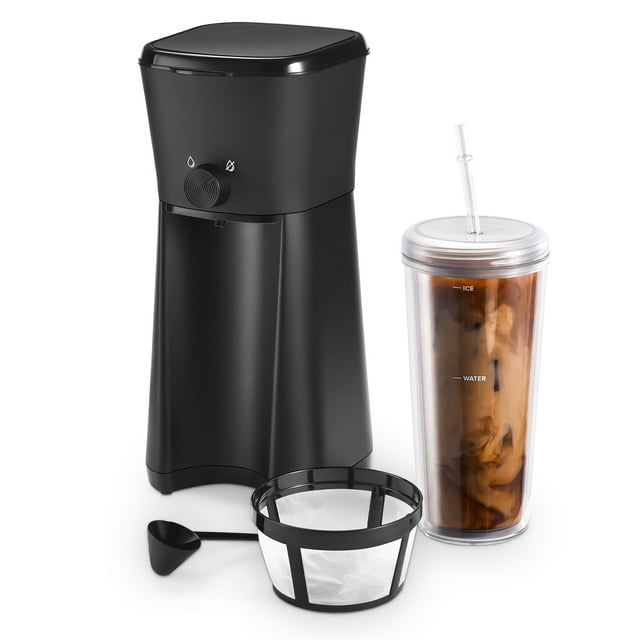 Mainstays Black 20 oz Iced Drip Coffee Maker - new