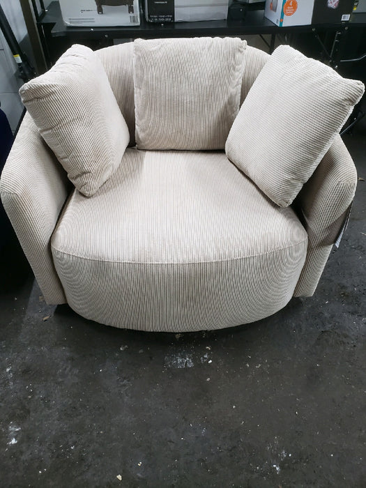 Beautiful Drew Accent Chair by Drew Barrymore, Fawn Cord - new