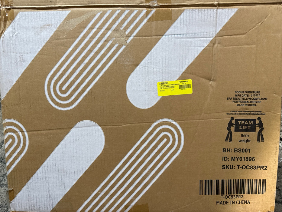 Homall Mid Back Task Chair,Low Back Leather Swivel Office Chair,Computer Desk Chair Retro with Armless Ribbed (White) - new