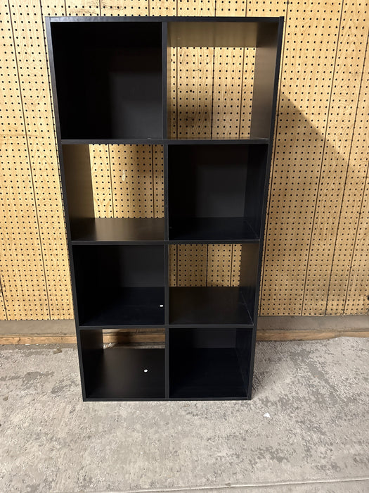 Mainstays 8 Cube Storage Organizer, Black - new
