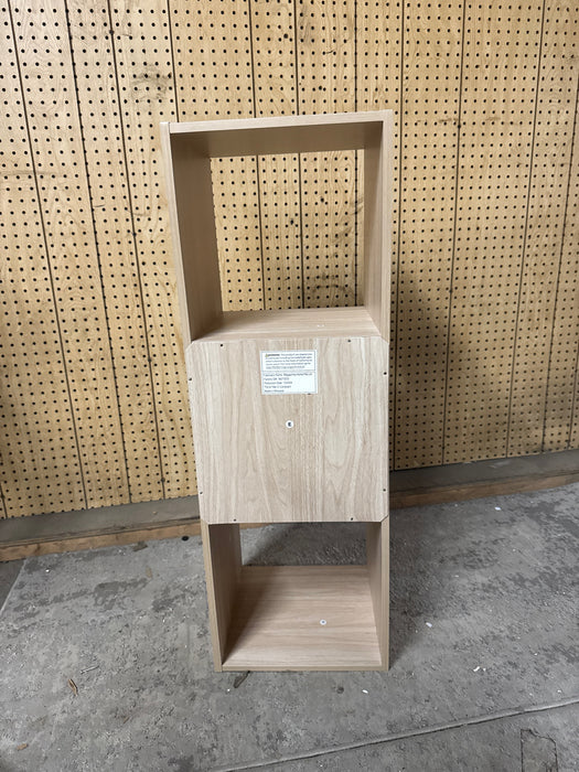 Mainstays 3 Cube Storage Organizer, Spring Pine - new