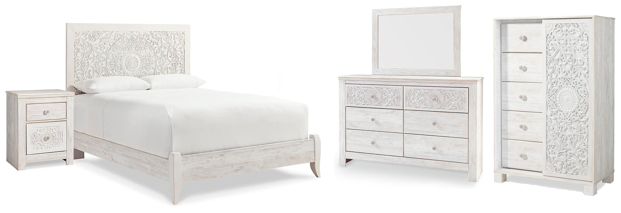 Paxberry Whitewash Bedroom Collection