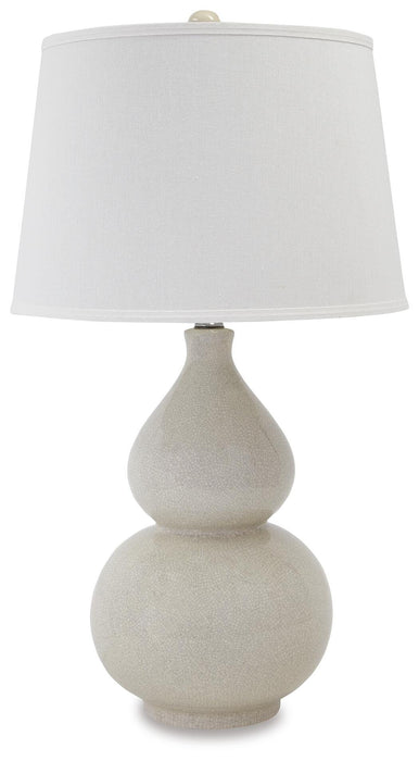Saffi Cream Ceramic Table Lamp (1/CN)