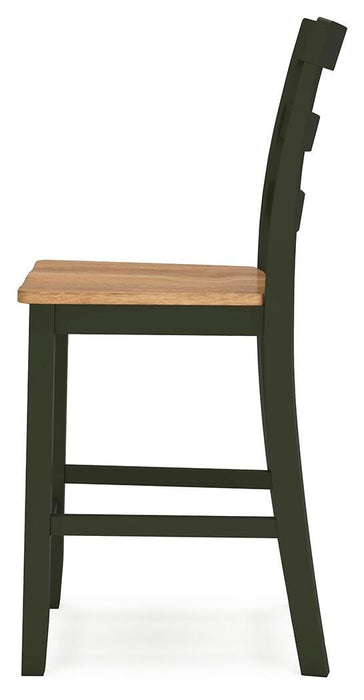 Gesthaven Natural/Green Gesthaven Counter Height Barstool