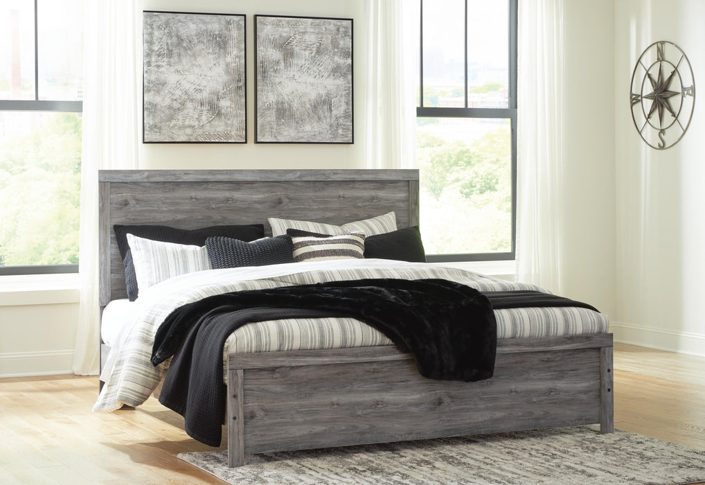 Bronyan Dark Gray Bronyan King Panel Bed