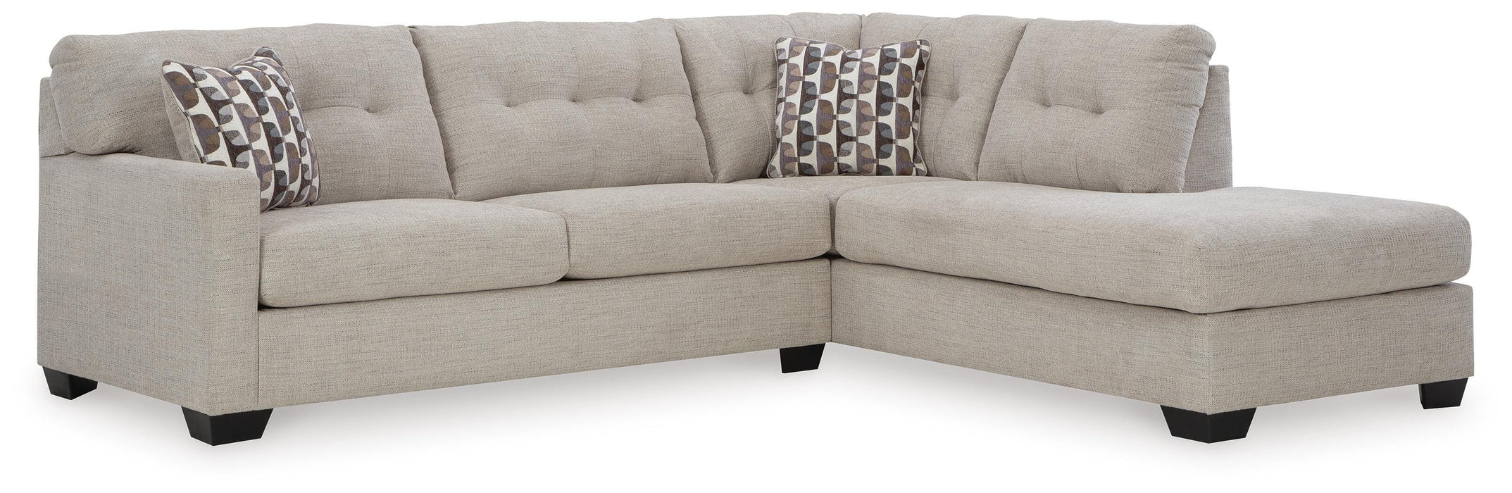 Mahoney Pebble Mahoney 2-Piece Sleeper Sectional with Chaise