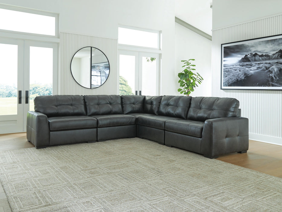 Brindley Pier Fog Brindley Pier 5-Piece Sectional