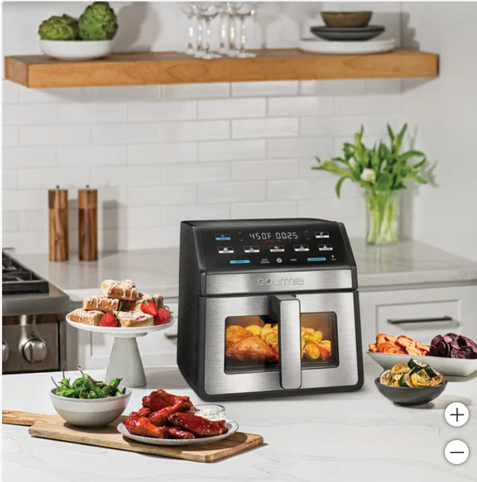 Gourmia 8-Quart Digital Air Fryer with Window & Light - open_box