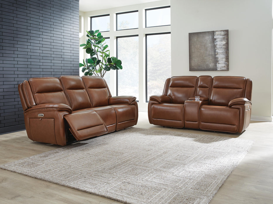 Healy Pier Chocolate Healy Pier Sofa and Loveseat