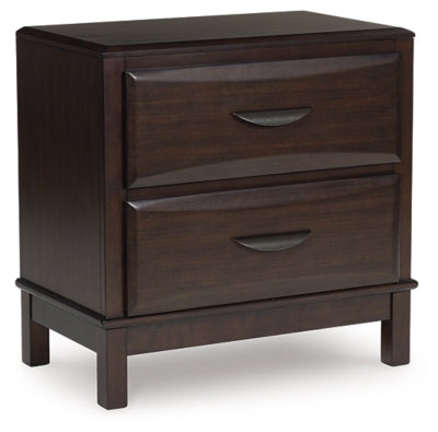 Vanmore Dark Brown Bedroom Furniture Pieces