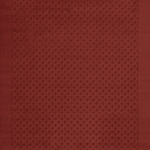 Mainstays Dylan Solid Diamond Olefin Red Indoor Runner Rug, 2'x6' - open_box