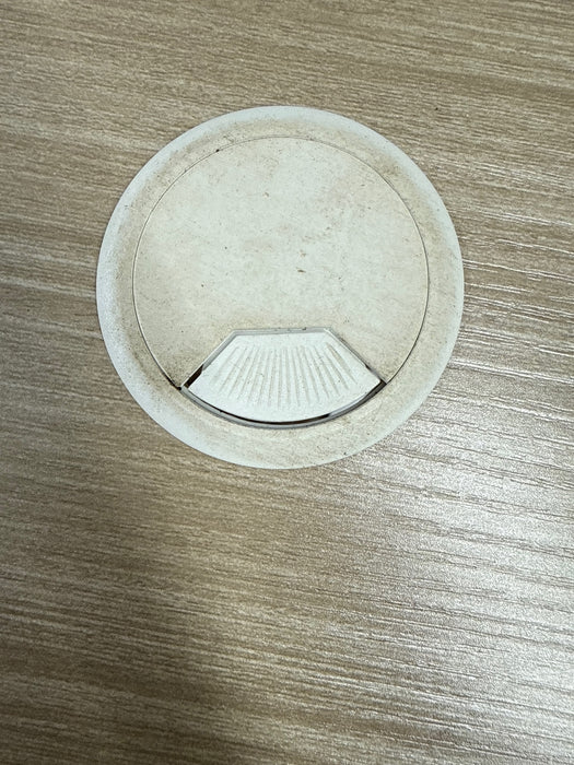 X Rocker Oka Adult Gaming Desk with RGB Lighting, White/Light Wood - used_good