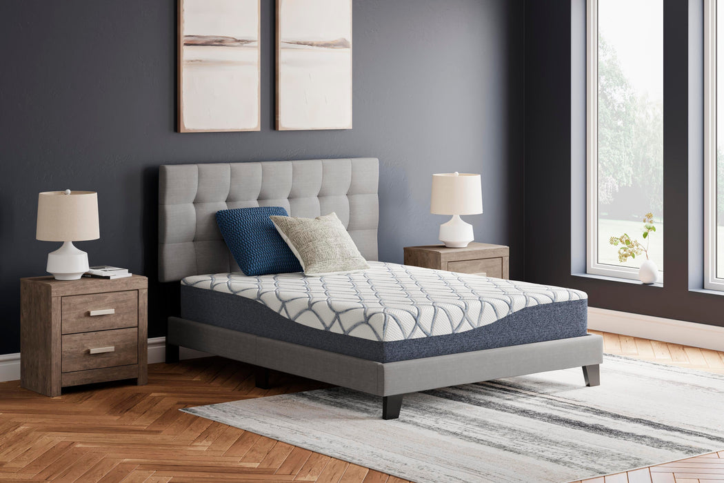 10 Inch Chime Elite 2.0 White/Blue Twin Mattress