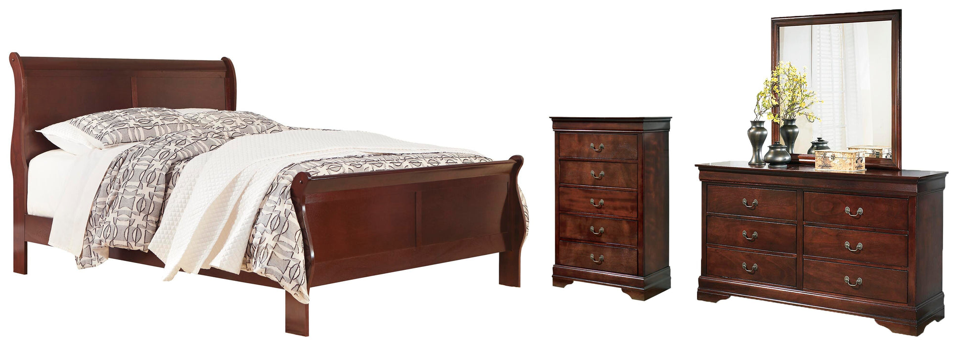 Alisdair Reddish Brown Bedroom Collection