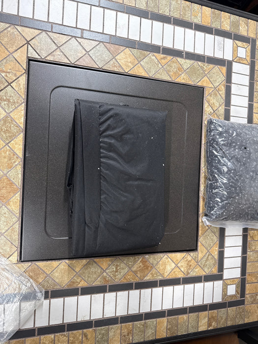 Crosley Furniture Tucson Outdoor Propane Fire Pit Table for Outside Patio Backyard Deck, 50,000 BTU - new