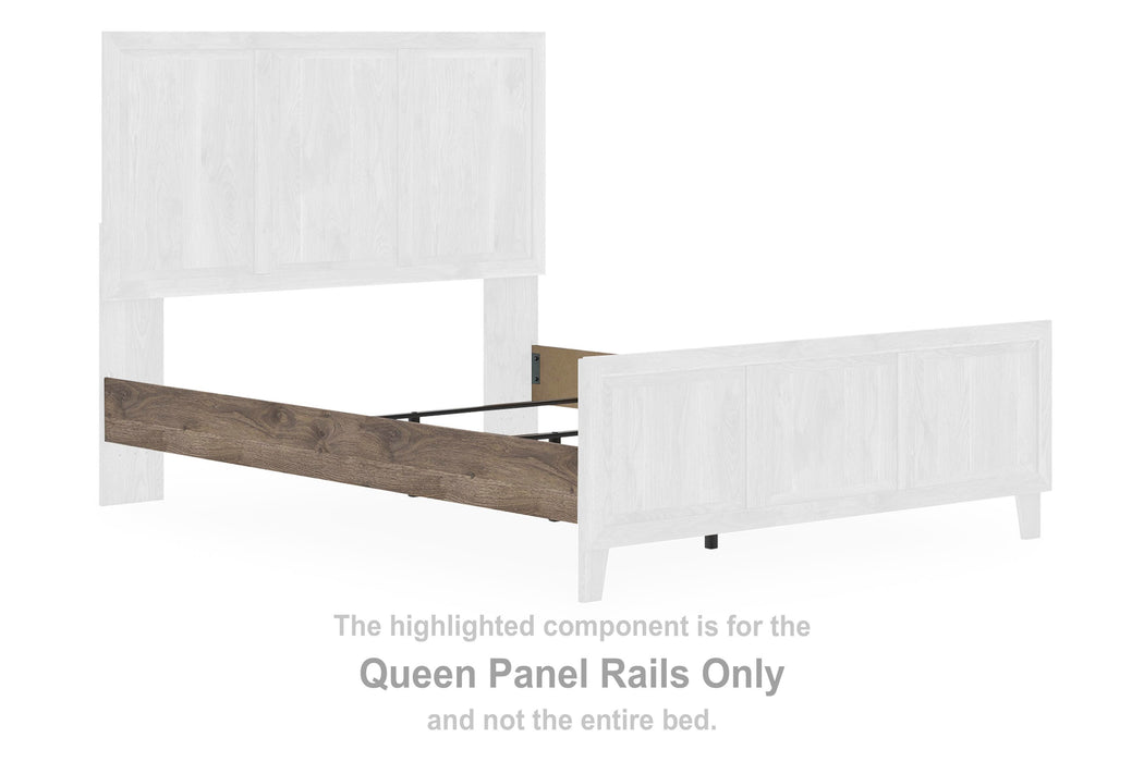 Keithland Brown Queen Panel Rails