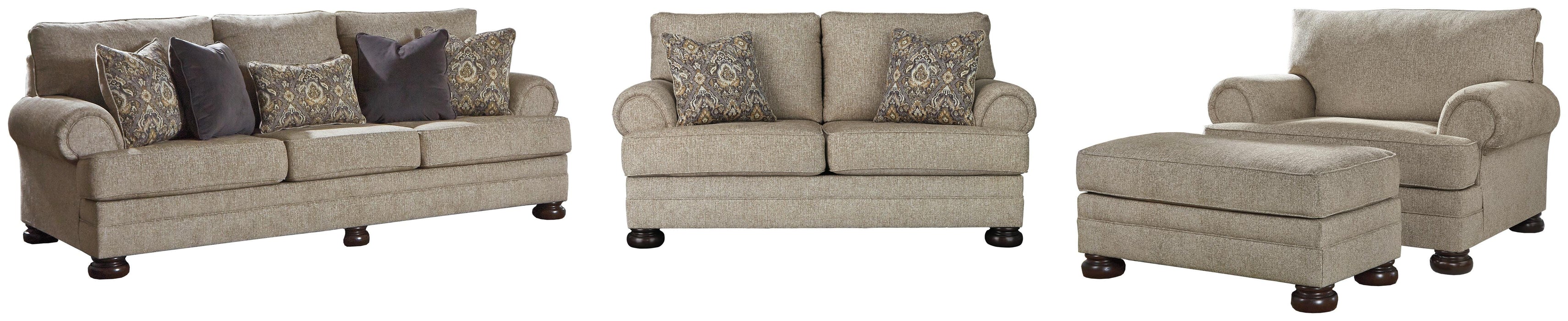 Kananwood Oatmeal Kananwood Sofa, Loveseat, Chair and Ottoman