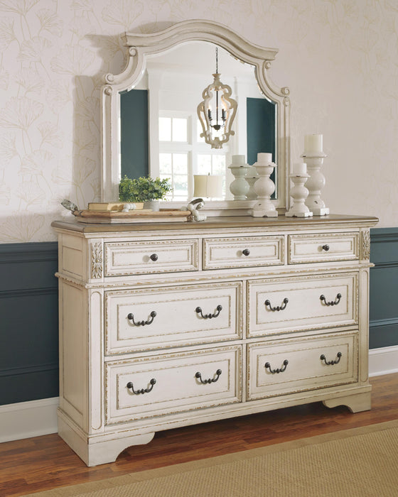 Realyn Two-tone Realyn Dresser and Mirror - Brand New