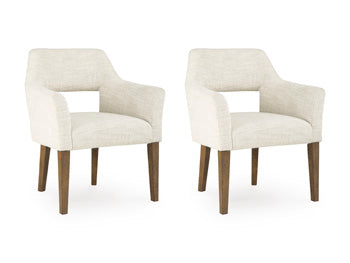 Marxmore Beige/Brown Dining Collection