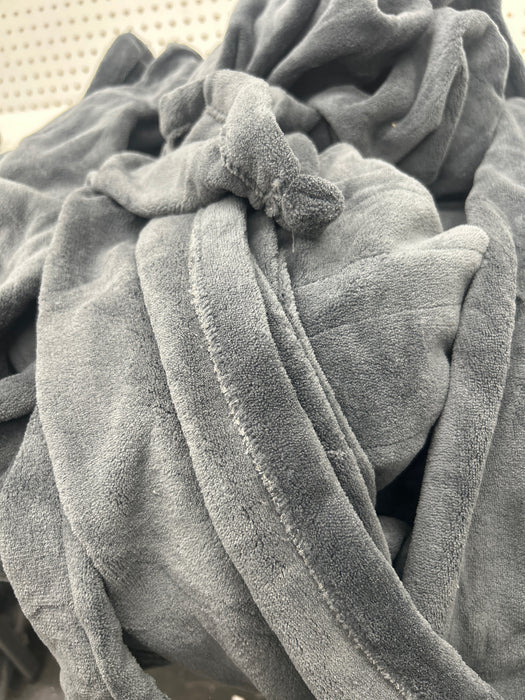 Sunbeam Electric Heated Throw Blanket Oversize Grey stone Microplush 4 Heat Settings - new