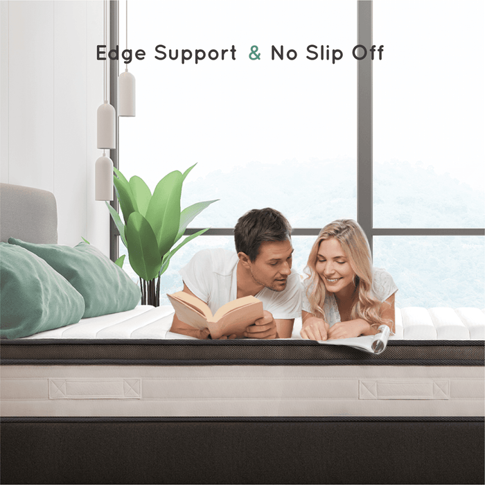 10" Hybrid Mattress,Z-HOM Full Size Mattresses in a Box Medium Firm Cool Comfort Pocket Spring - new