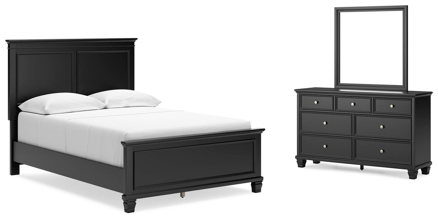 Lanolee Black Bedroom Collection