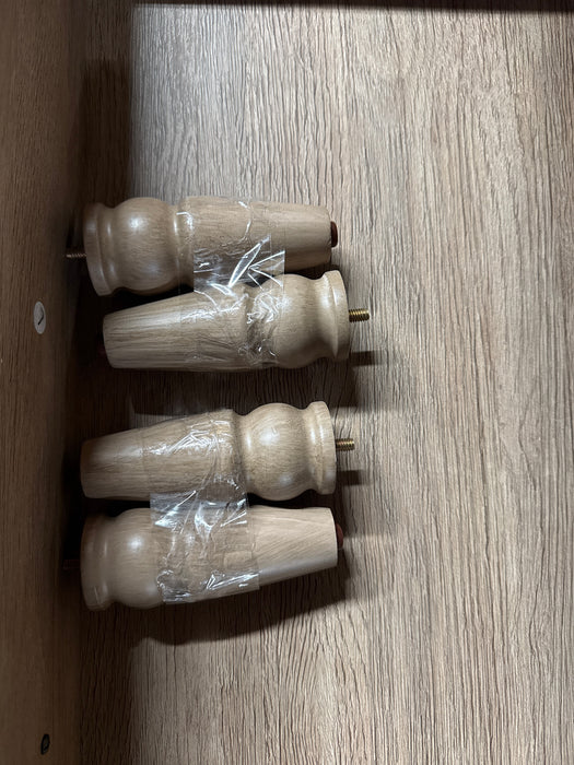 My Texas House Monroe 3 Drawer Nightstand with USB, Brushed Oak Finish -