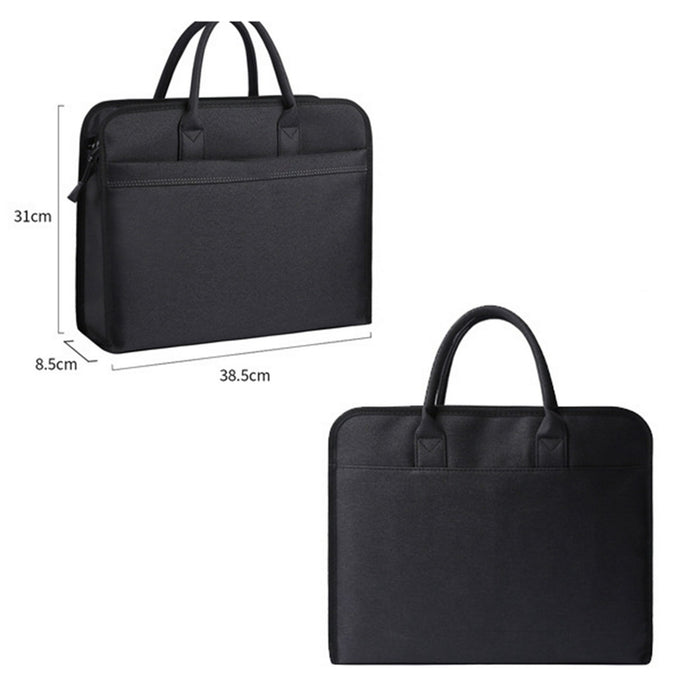 18 Inch Laptop Bag Laptop Briefcase Fits up to 17.3 Inch Laptop Expandable Waterproof Shoulder Bag Computer Bag with RFID Pockets for Travel / Business / School / Men / Women Black Multi-Way