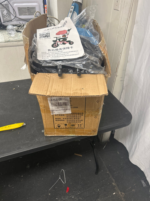 Reversible seat Toddler Stroller for 1.5-5 Years Old,Children Push Stroller pram with Canopy and guardrail,Toddler trikes with Double Rear Wheel Brakes,Pedal Tricycle with Titanium Wheel (Pink titani - new