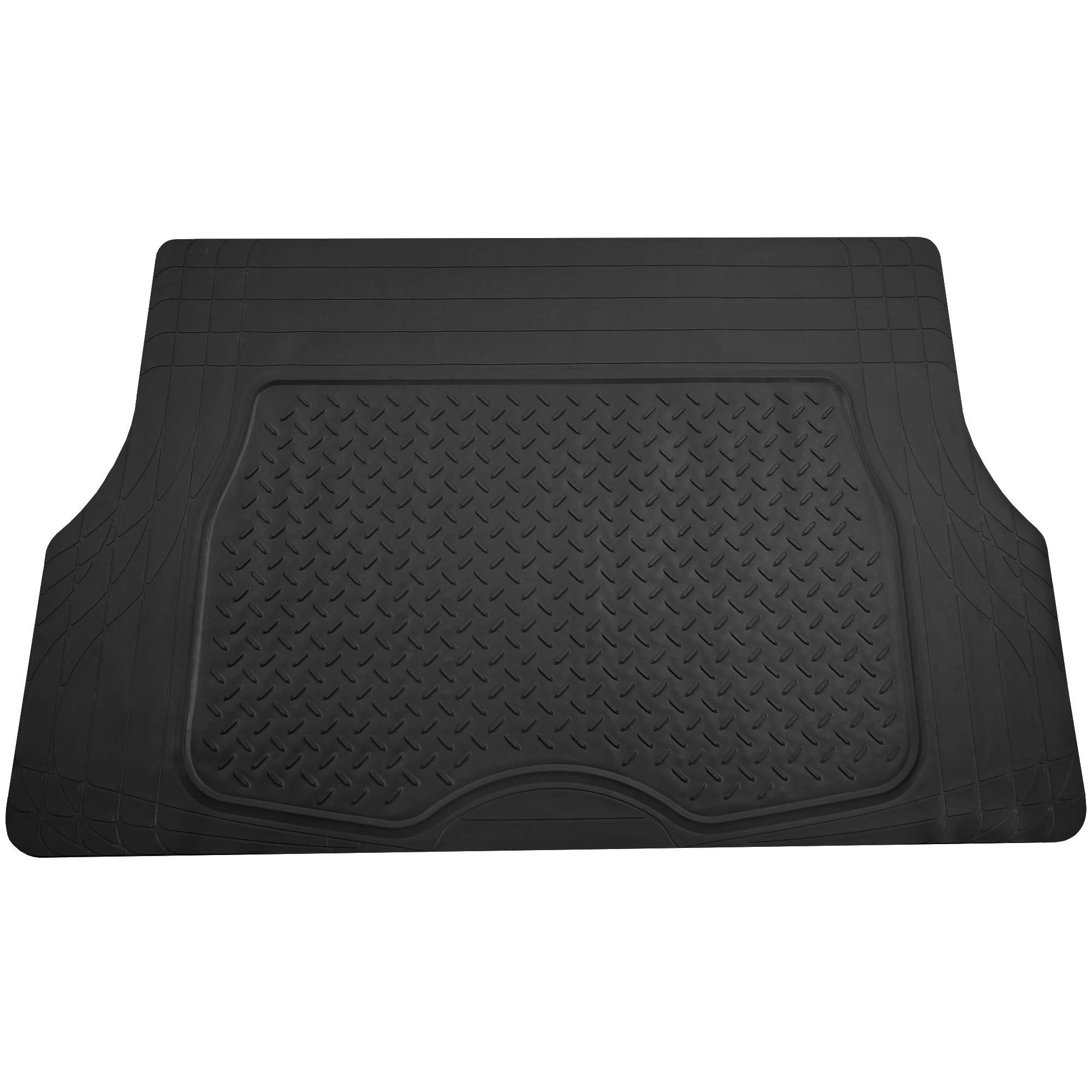 FH Group F16401BLACK ClimaProof™ for all weather protection Universal Fit Premium Quality Trimmable Black Automotive Cargo Mat/Trunk Liner fits most Cars, SUVs, and Trucks - open_box