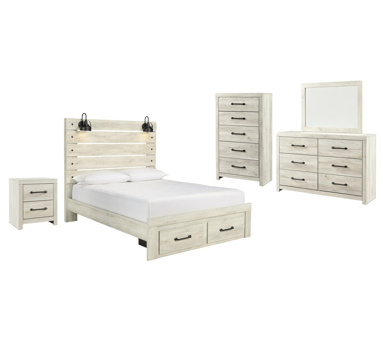 Cambeck Whitewash Panel Bedroom Collection