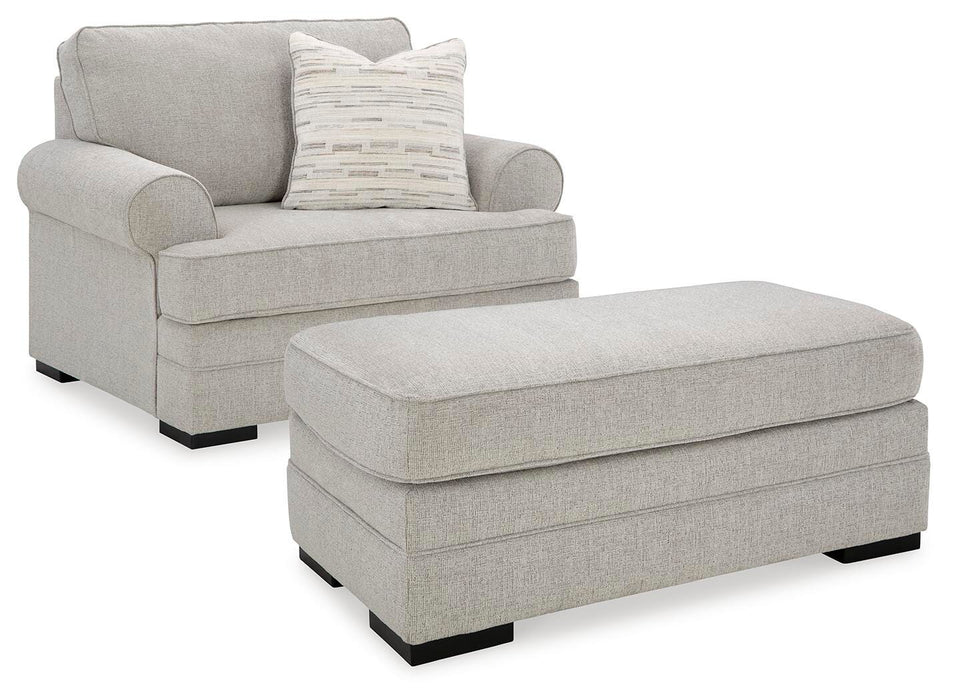 Eastonbridge Shadow Eastonbridge Chair and Ottoman