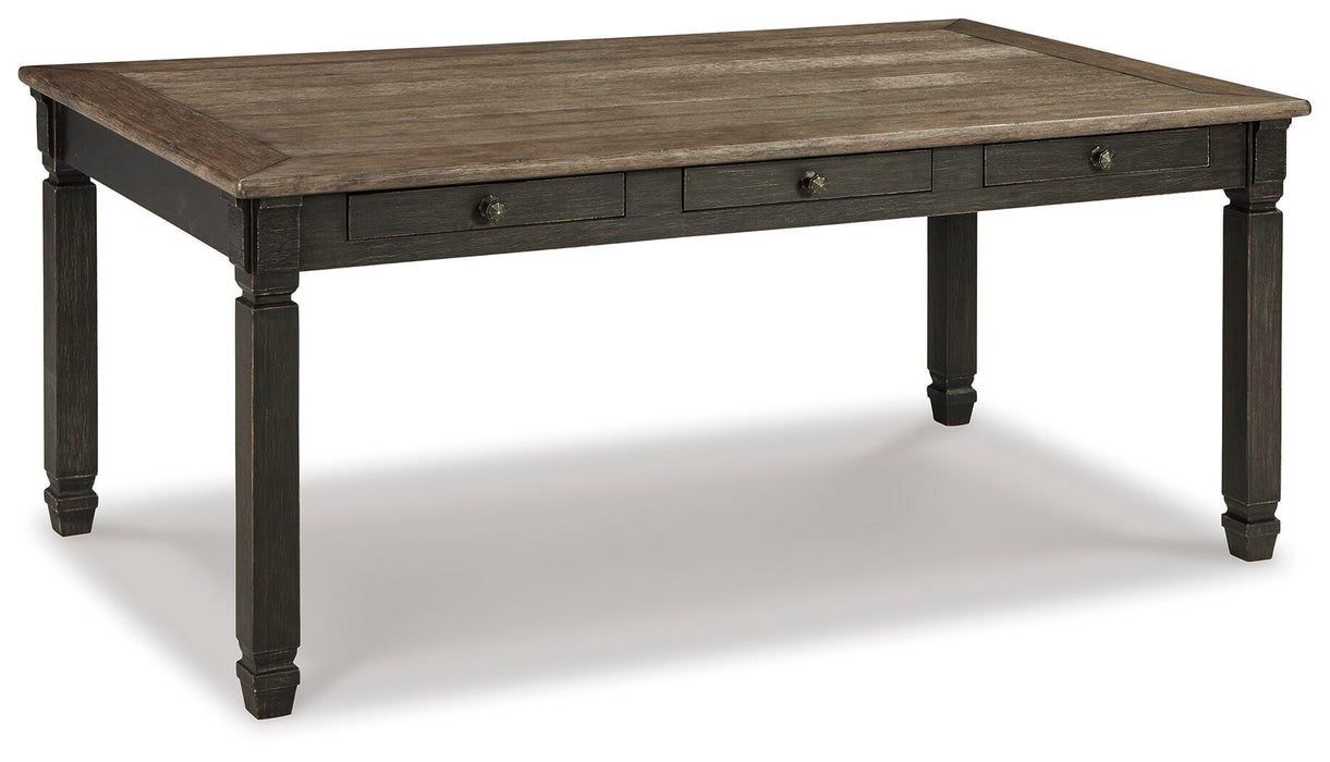 Tyler Creek Black/Gray Rectangular Dining Room Table